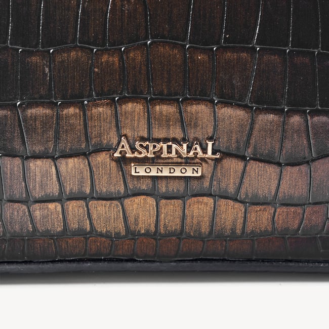 Midi Mayfair® 2 Deep Shine Black & Gold Ombre Croc
