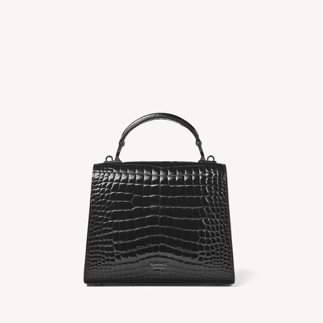 Midi Mayfair® 2 Black Patent Croc