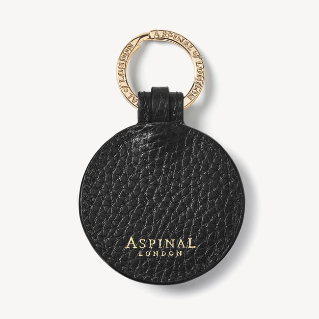 Bee Keyring Black Pebble