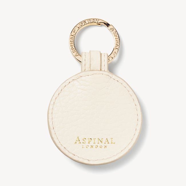 Bee Keyring Ivory Pebble