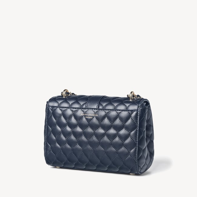 Lottie Navy Quilted Nappa