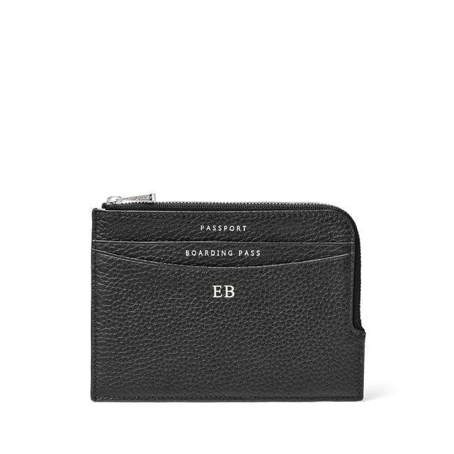 Zipped Travel Collection Black Pebble