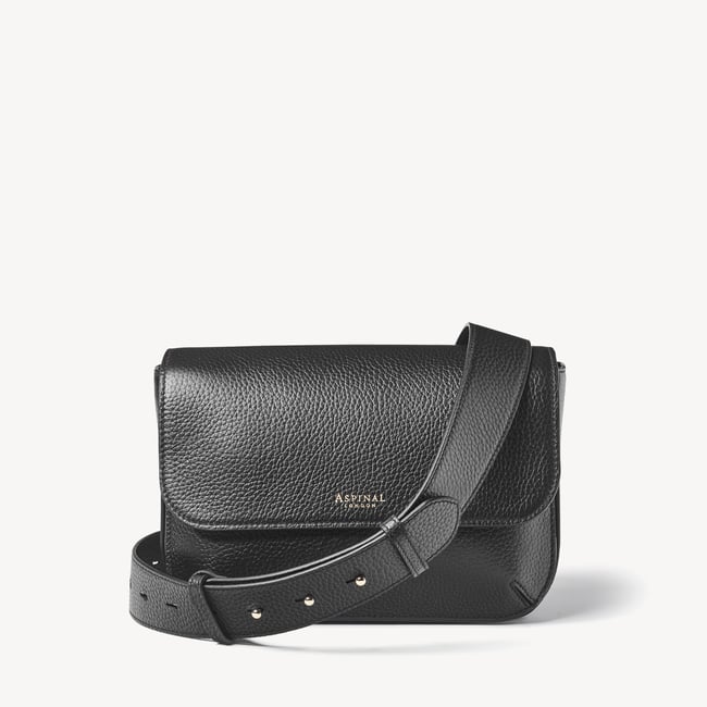 Ella Grande Crossbody Black Pebble