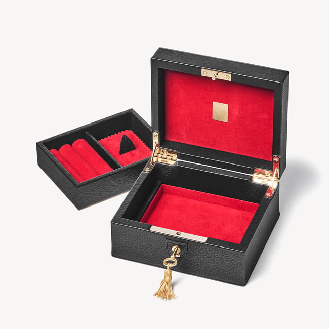 Bijou Jewellery Box Black Pebble