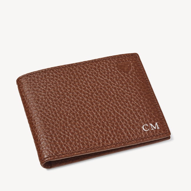 Billfold RFID Wallet Tobacco Pebble