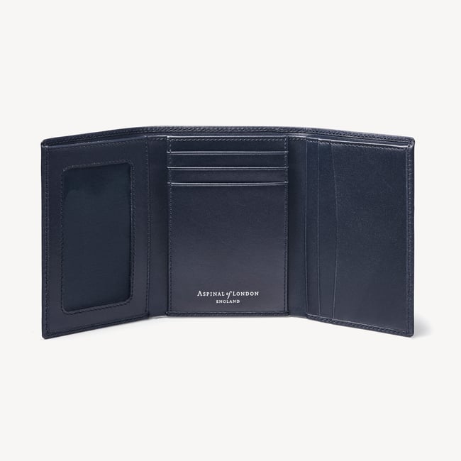 Trifold Wallet Navy Pebble