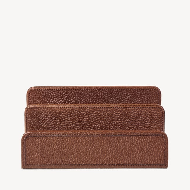 Letter Rack Tobacco Pebble