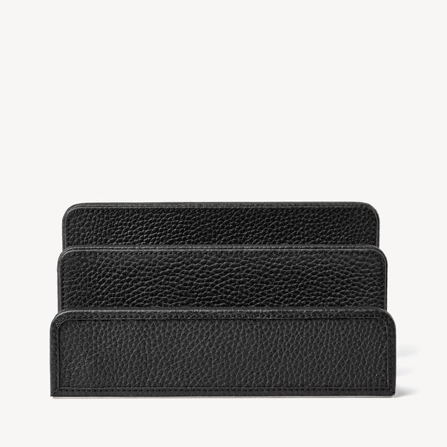 Letter Rack Black Pebble