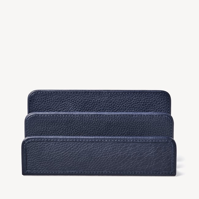 Letter Rack Navy Pebble