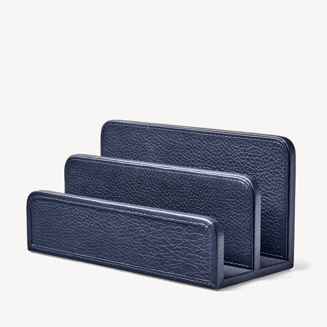 Letter Rack Navy Pebble