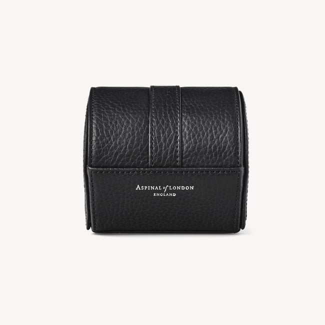 Travel Watch Roll Black Pebble