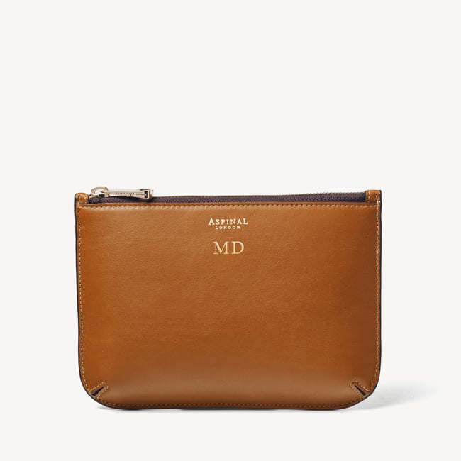 Medium Ella Pouch Smooth Tan