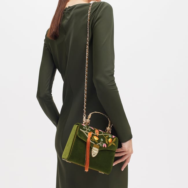 Midi Mayfair® Olive Velvet