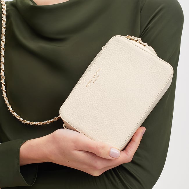 Milly Crossbody Ivory Pebble