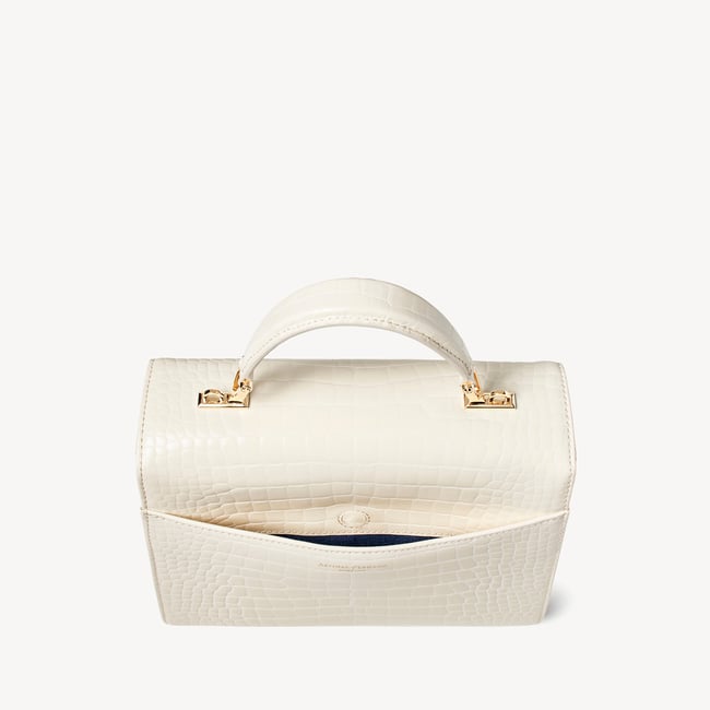 Mayfair® Ivory Patent Croc