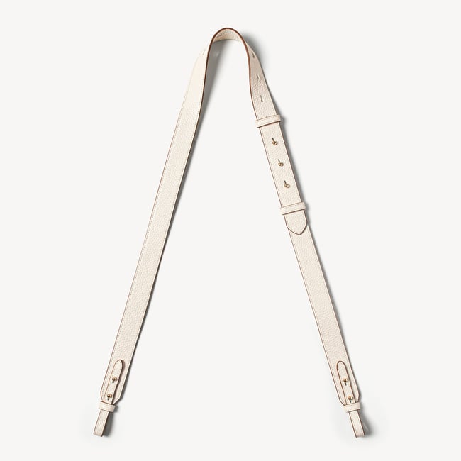 Ella Bag Strap Ivory Pebble