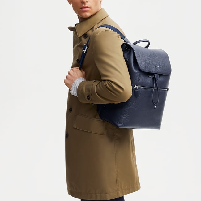 Reporter Backpack Navy Pebble