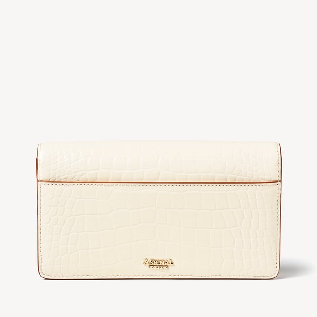 Mayfair® 2 Clutch Ivory Patent Croc