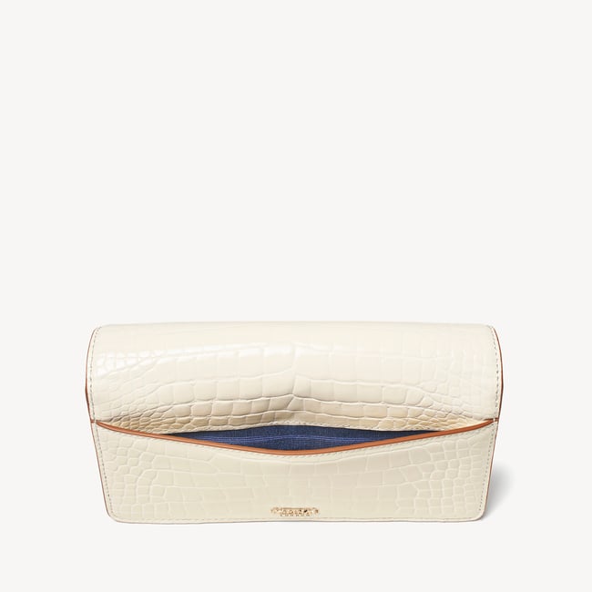 Mayfair® 2 Clutch Ivory Patent Croc