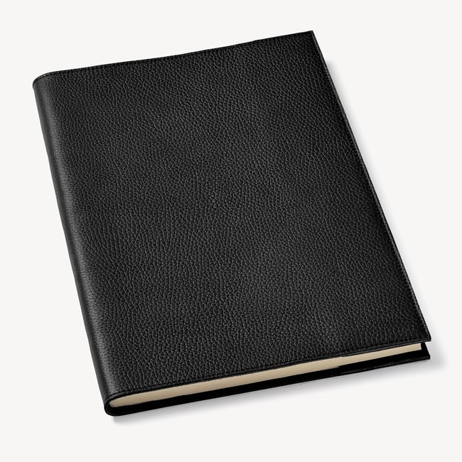A4 Refillable Journal Black Pebble