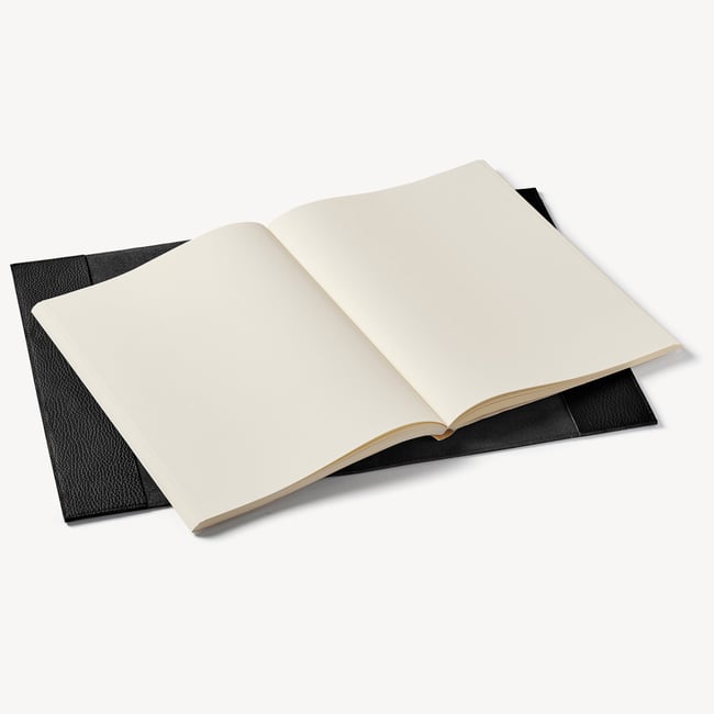 A4 Refillable Journal Black Pebble