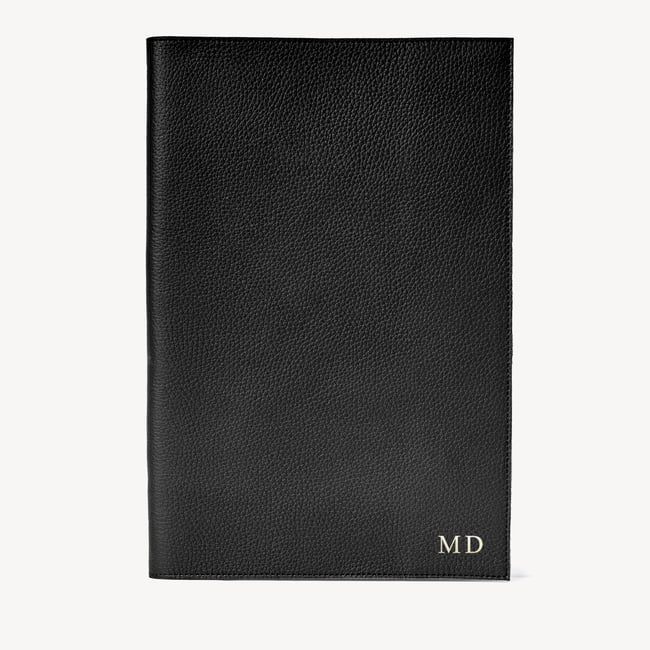 A4 Refillable Journal Black Pebble