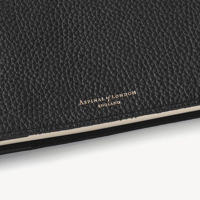 A4 Refillable Journal Black Pebble