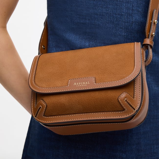 Ella Crossbody Tan Nubuck