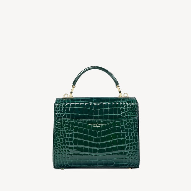 Midi Mayfair® Evergreen Patent Croc