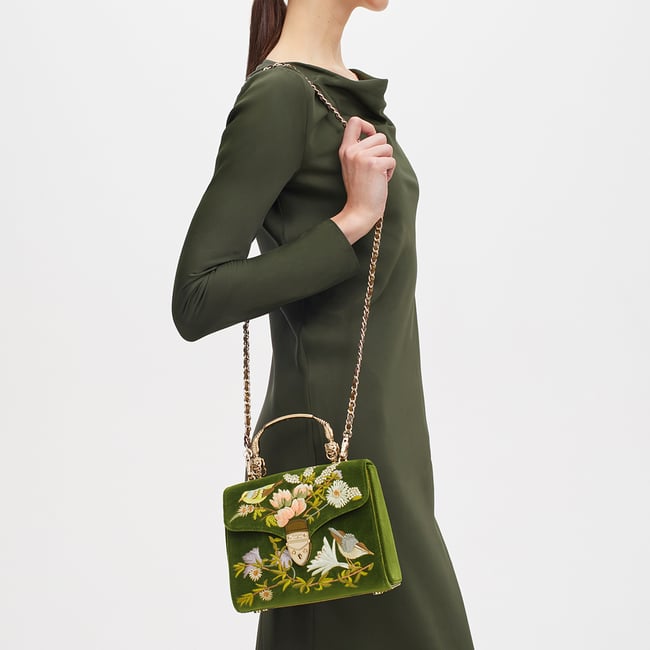 Midi Mayfair® Olive Velvet
