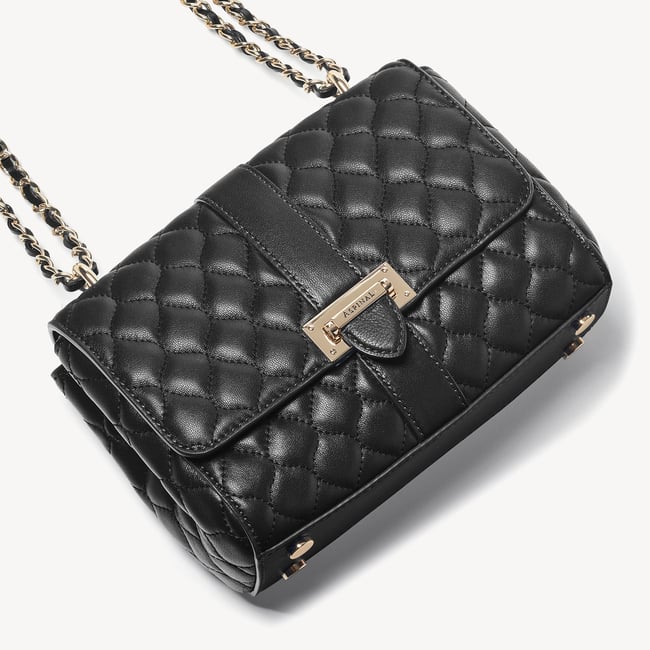 Lottie Black Quilted Nappa