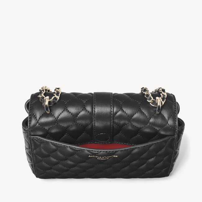 Lottie Black Quilted Nappa