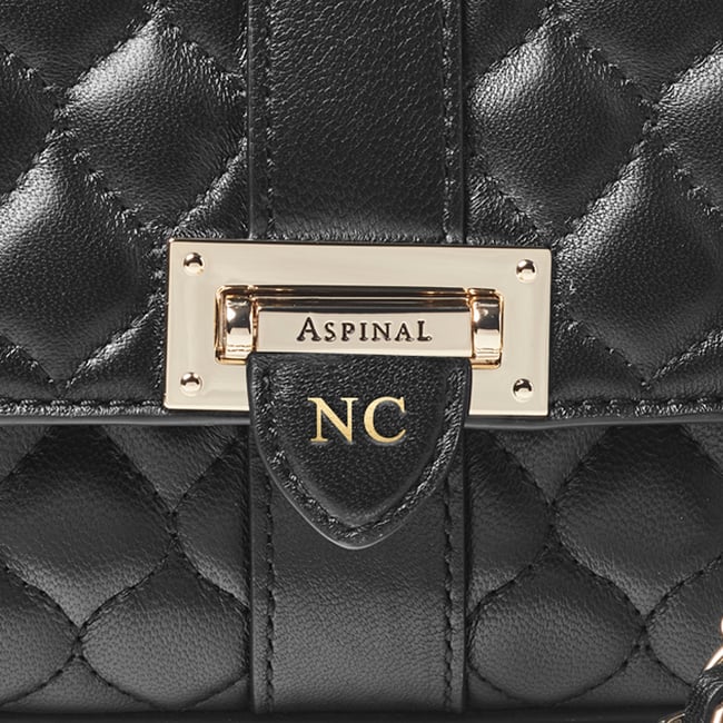 Lottie Black Quilted Nappa