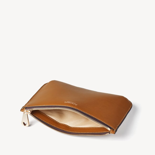 Medium Ella Pouch Smooth Tan