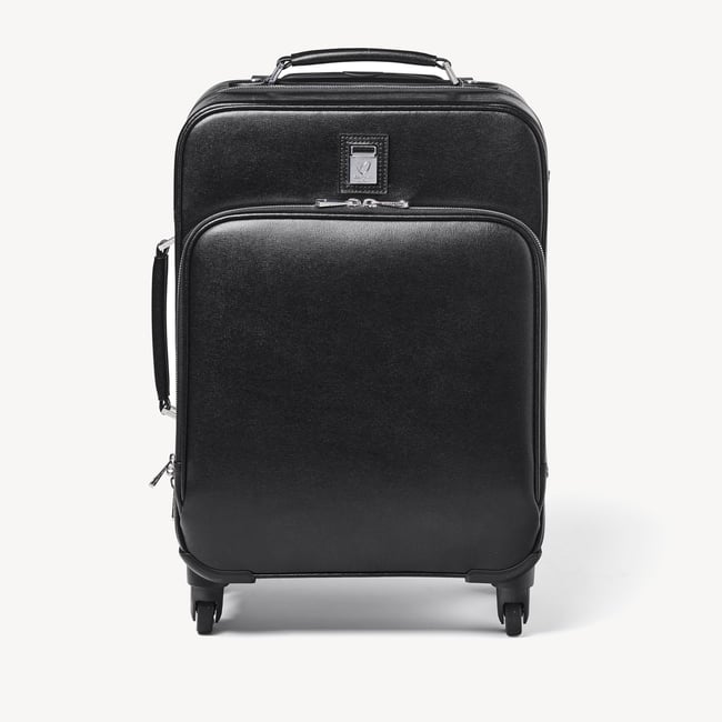 Connaught Cabin Case Black Saffiano