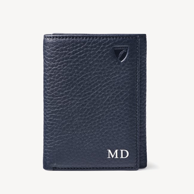 Trifold Wallet Navy Pebble