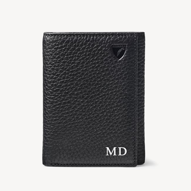 Trifold Wallet Black Pebble