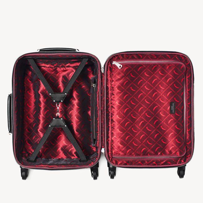 Connaught Cabin Case Black Saffiano