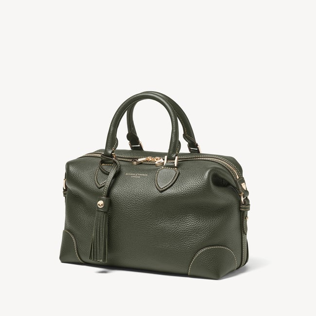 Hudson Midi Forest Green Milled Pebble