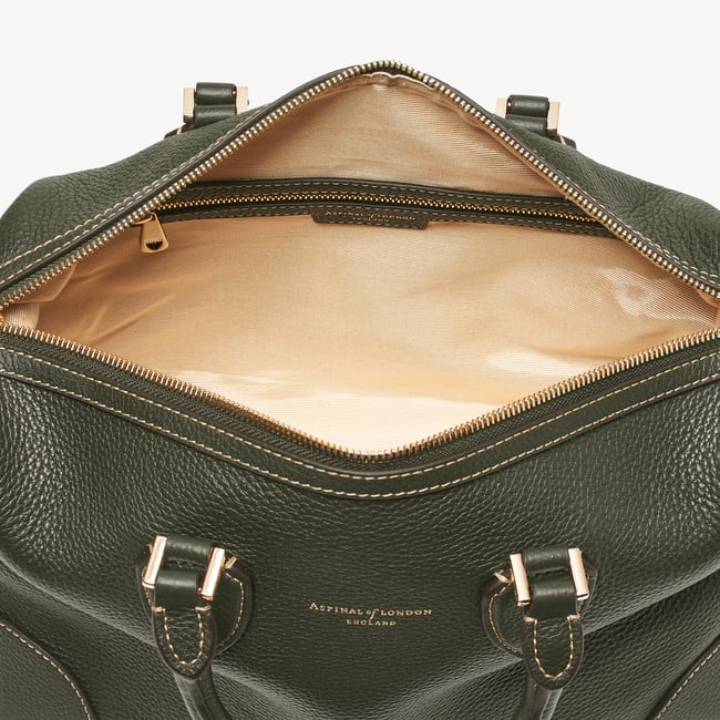 Hudson Midi Forest Green Milled Pebble