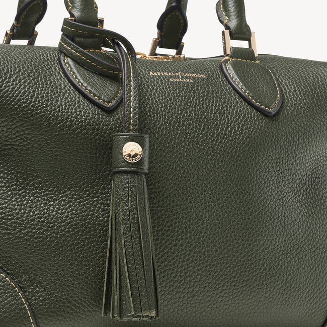 Hudson Midi Forest Green Milled Pebble