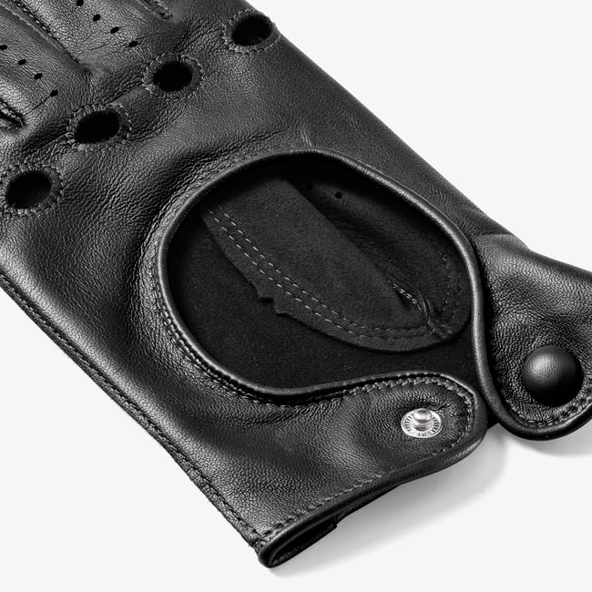 Women's Driving Gloves Black Nappa