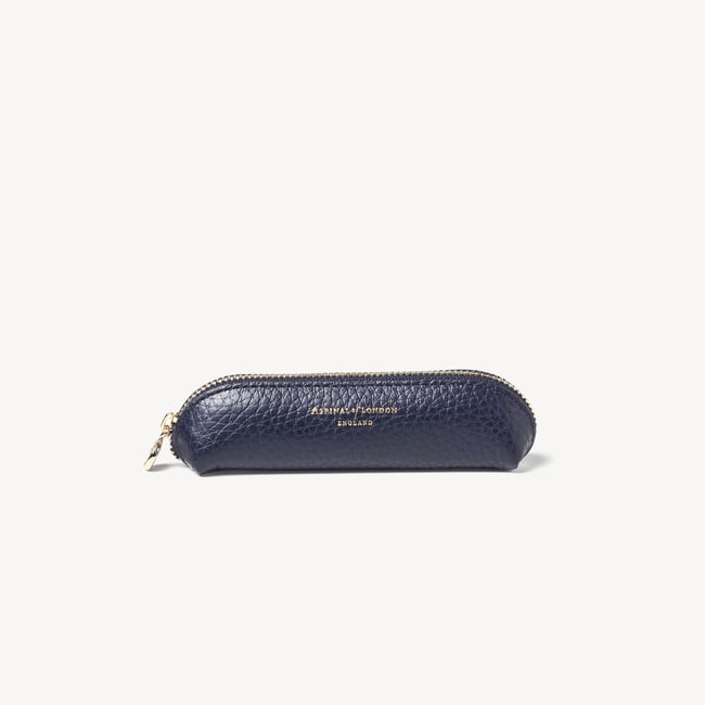 Baby Pen Case Navy Pebble