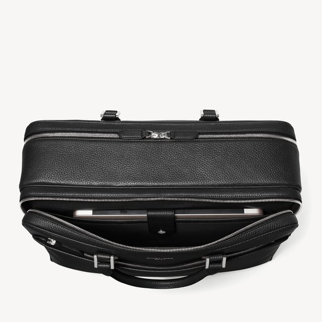 48 Hour Mount Street Travel Bag Black Pebble