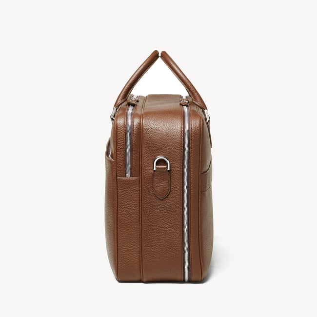 48 Hour Mount Street Travel Bag Tobacco Pebble