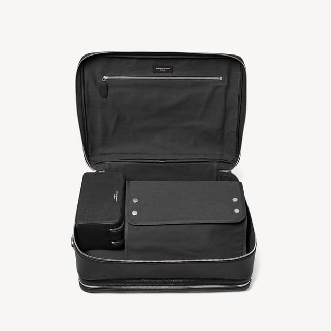 48 Hour Mount Street Travel Bag Black Pebble