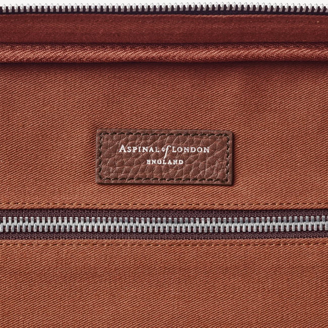 48 Hour Mount Street Travel Bag Tobacco Pebble