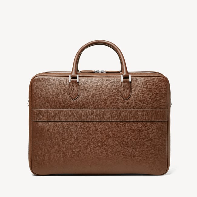48 Hour Mount Street Travel Bag Tobacco Pebble
