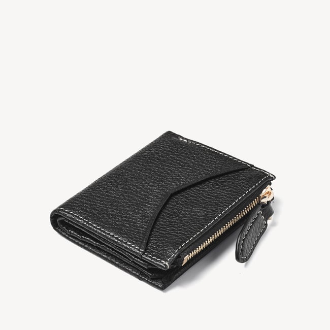 Hudson Multi-Use Pocket Wallet Black Milled Pebble
