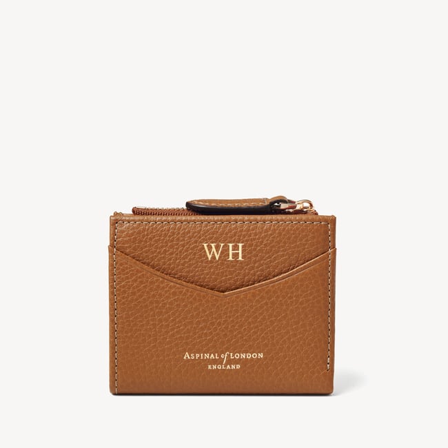 Hudson Multi-Use Pocket Wallet Tan Milled Pebble